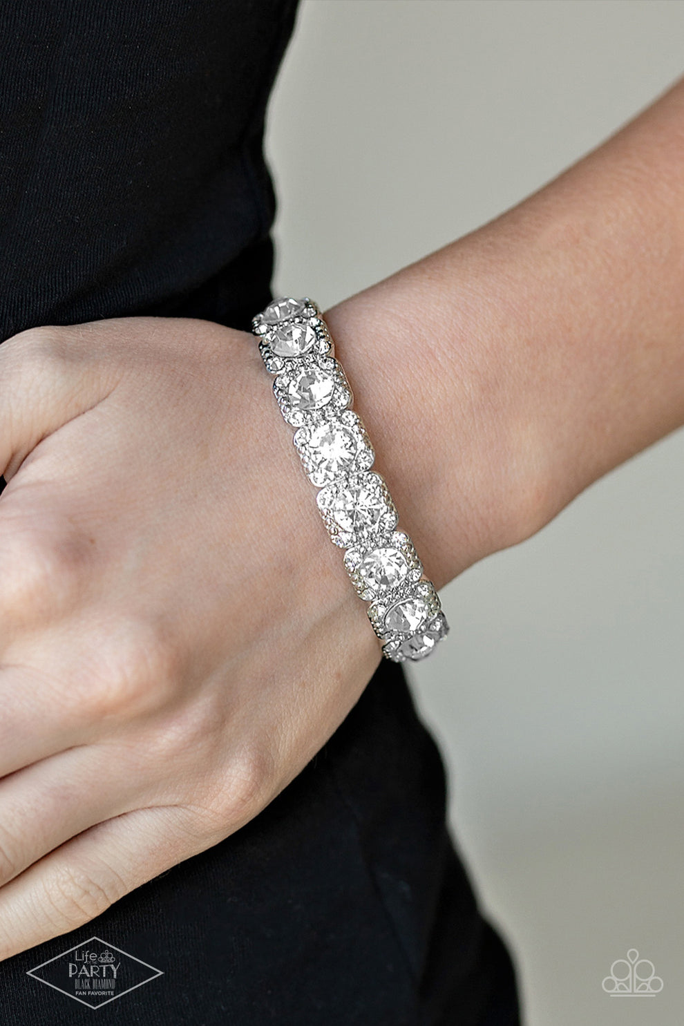Bling white bracelet