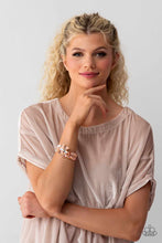 Load image into Gallery viewer, Luminous laurels Rose Gold Bracelet
