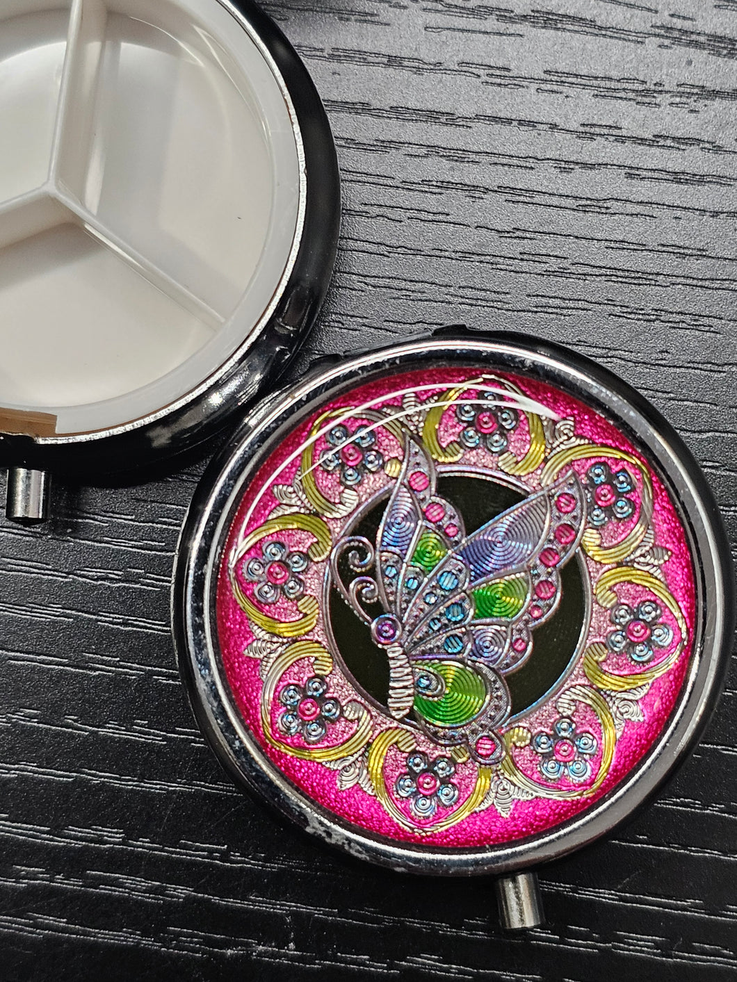 Butterfly pill box