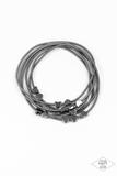 Charmingly Cupid - Black - Gunmetal Hearts