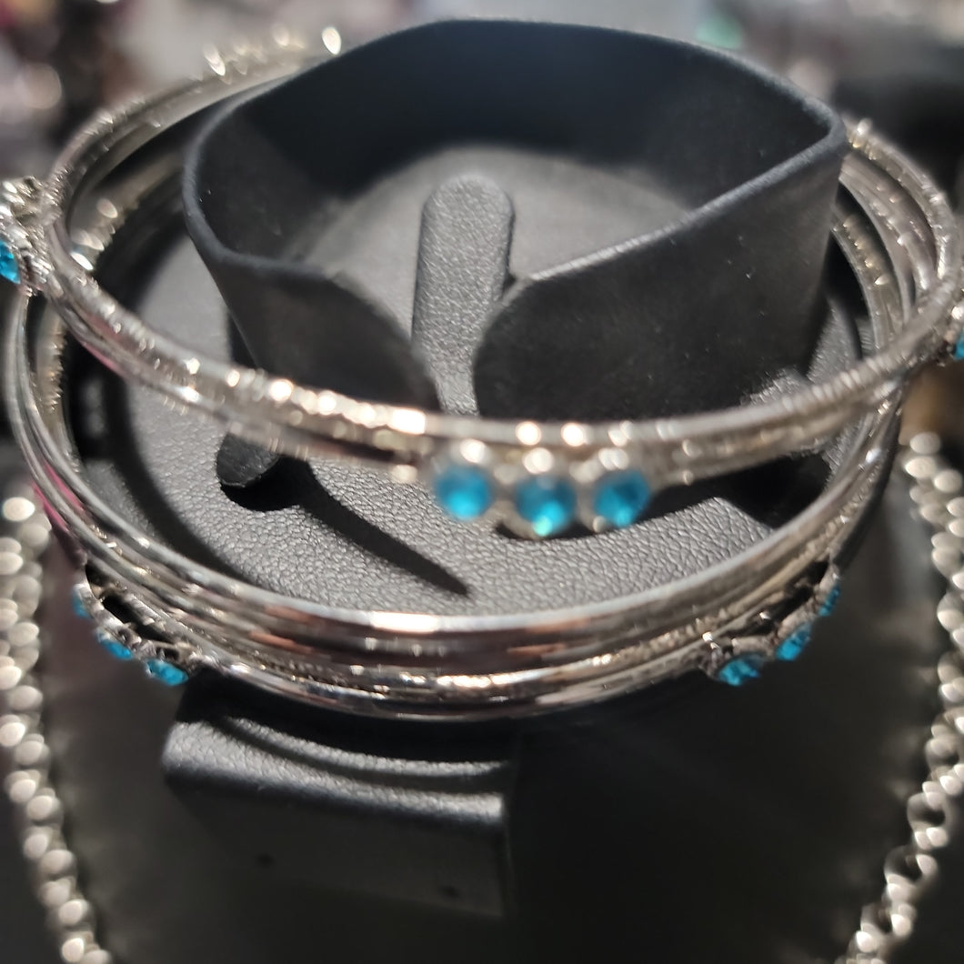 Blue bangles