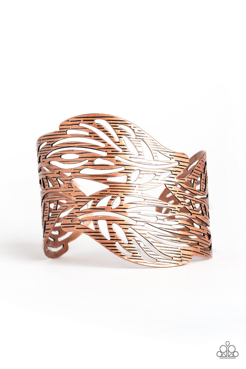 Leafy Lei - Copper - Leafy Cuff Bracelet