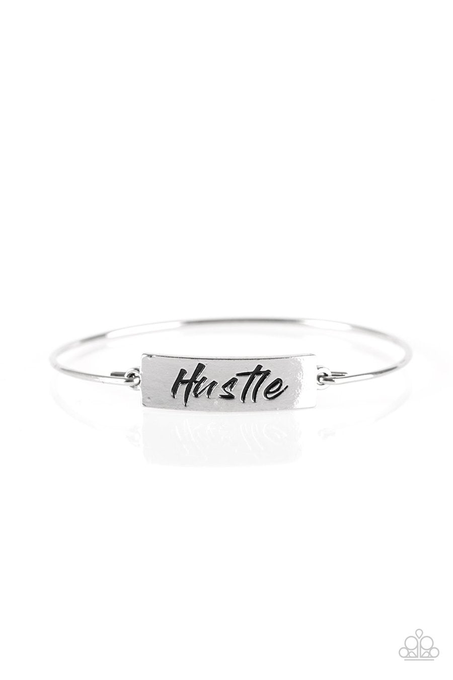 Hustle Hard - Silver ♥ Bracelet