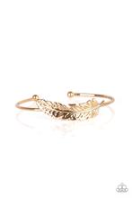HOW DO YOU LIKE THIS FEATHER? - GOLD BRACELET