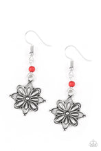 Load image into Gallery viewer, CACTUS BLOSSOM&quot; RED EARRINGS
