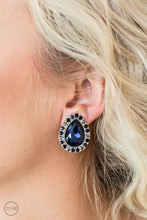 Load image into Gallery viewer, All HAUTE and Bothered Blue Clip Earring
