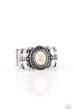 Butterfly Belle - White Ring - Paparazzi Accessories