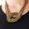 Knotted Knockout

 Brass Necklace - Paparazzi Accessories