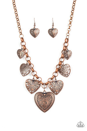 Love Lockets - Copper Necklace