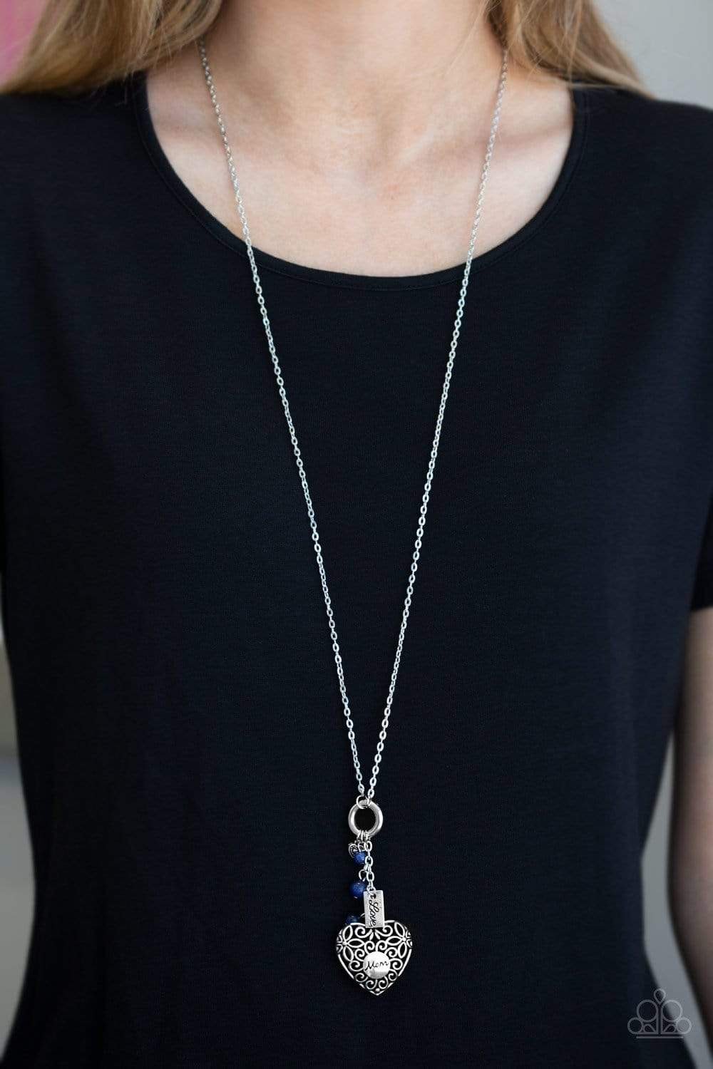Mom Hustle - Blue: Paparazzi Accessories