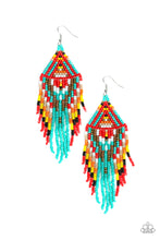 Load image into Gallery viewer, BOHO BLAST&quot; BLUE EARRINGS
