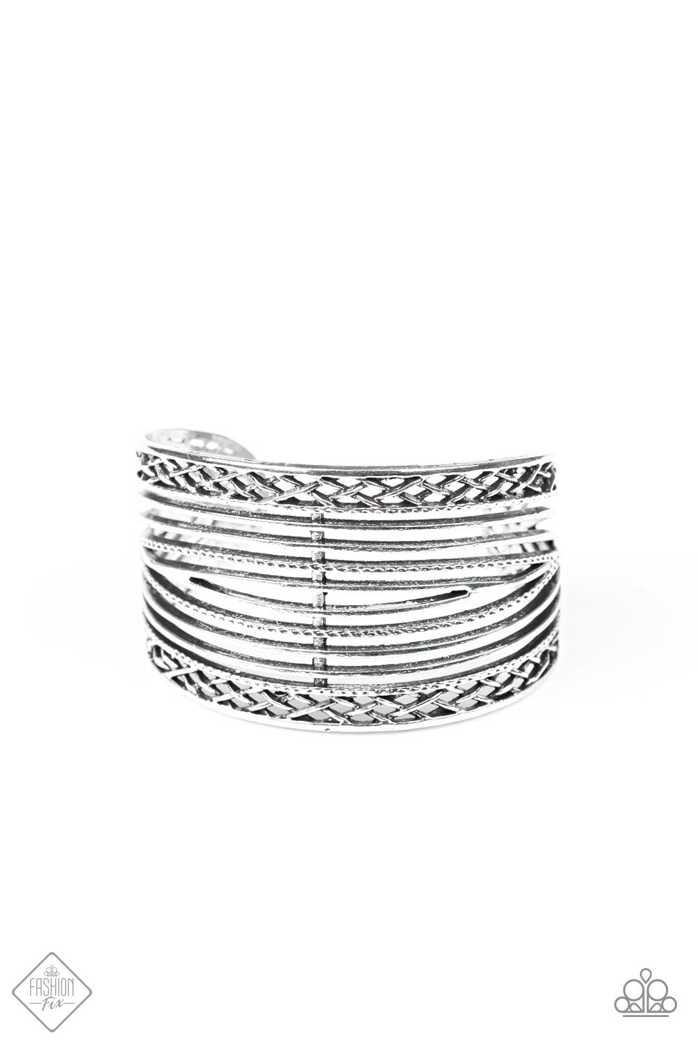 Brace Yourself - silver - Paparazzi bracelet