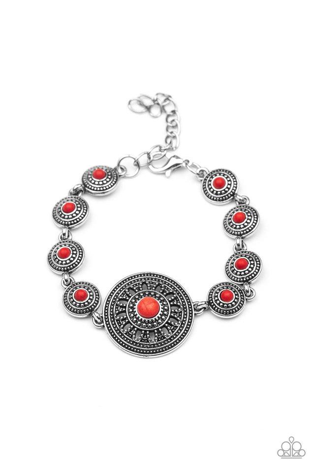 Rustic Renegade - Red ♥ Bracelet