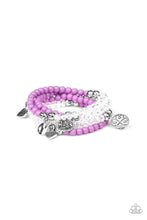 Load image into Gallery viewer, Colorfully Cupid - Purple ♥ Bracelet
