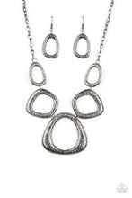 Load image into Gallery viewer, Backstreet Bandit - Black Gunmetal Necklace- Paparazzi Accessories
