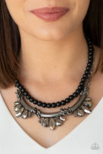 Load image into Gallery viewer, Bow Before The Queen - Black - Necklace

