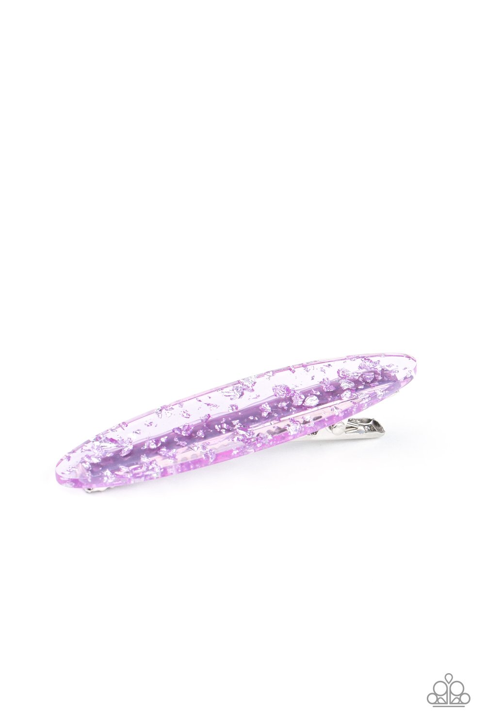 Confetti Couture - Purple - Hair Clip