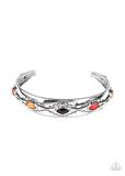Santa Fe Scene - Multi - Silver Cuff Bracelet