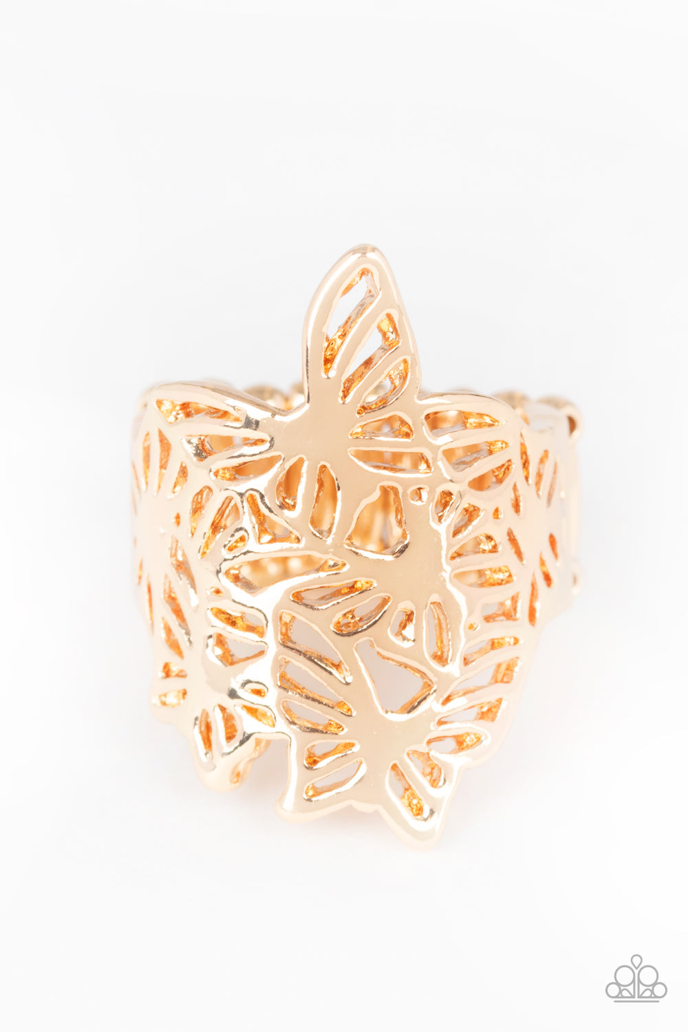 Banded Butterflies Gold