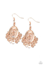 Load image into Gallery viewer, Chime Chic - Rose Gold Earrings 
