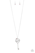 Load image into Gallery viewer, The Key To Moms Heart - Pink Necklace - Paparazzi Accessories
