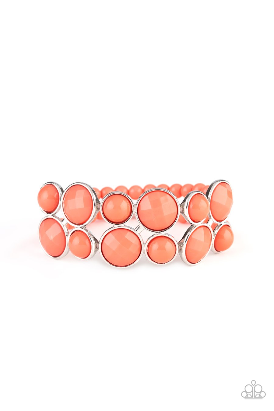 Confection Connection - Orange Bracelet - Paparazzi Accessories