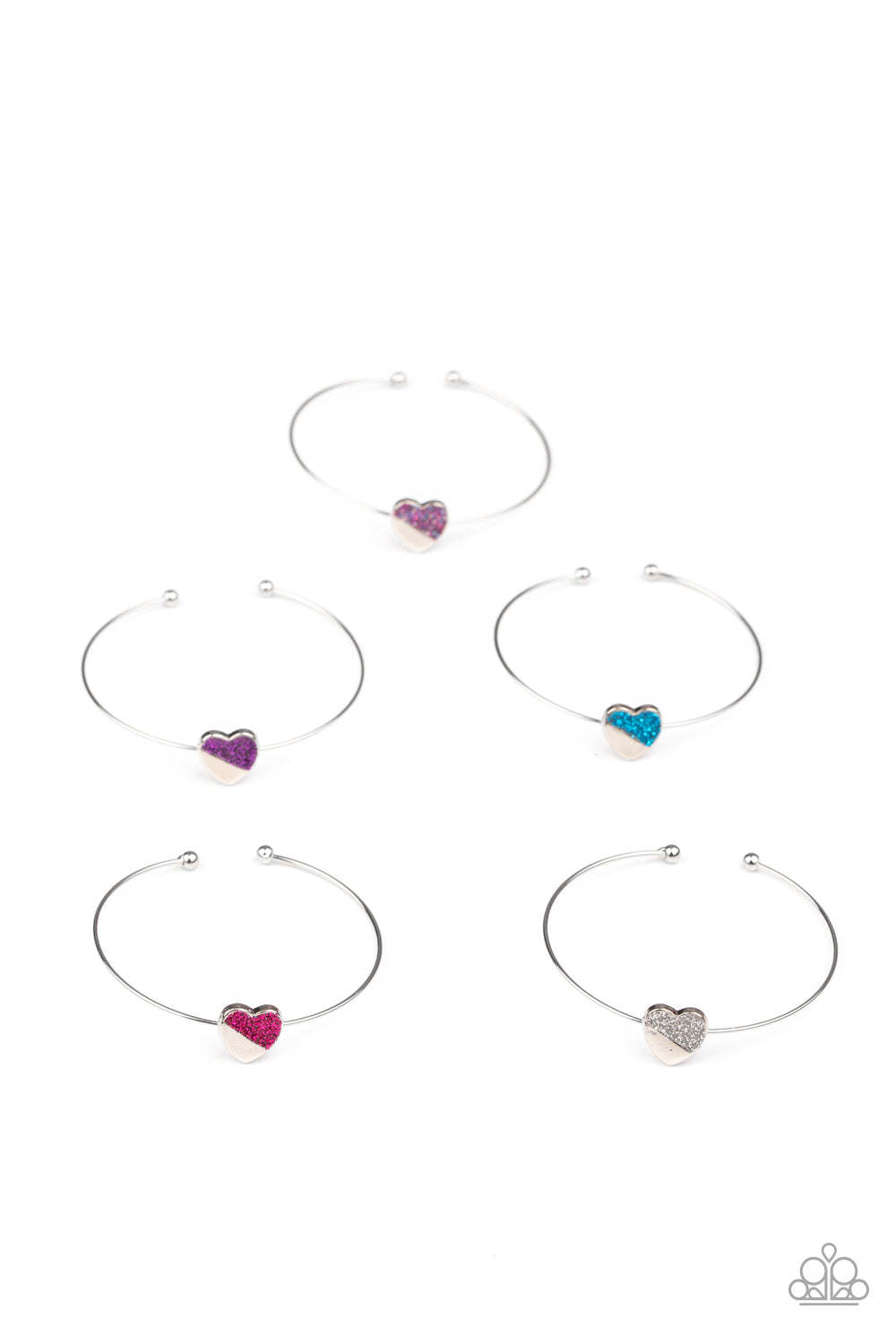 Starlet Shimmer Heart Bracelet Set