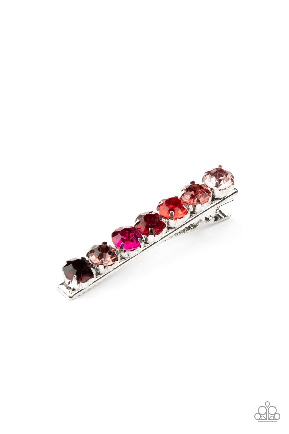 BEDAZZLING BEAUTY - MULTI OMBRE RHINESTONE HAIR CLIP 