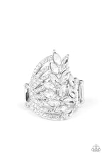 Load image into Gallery viewer, CLEAR-CUT CASCADE&quot; WHITE RING
