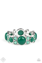 Load image into Gallery viewer, Celestial Escape - Green stretch bracelet
