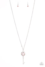 Load image into Gallery viewer, Unlock Your Heart - Pink Necklace
