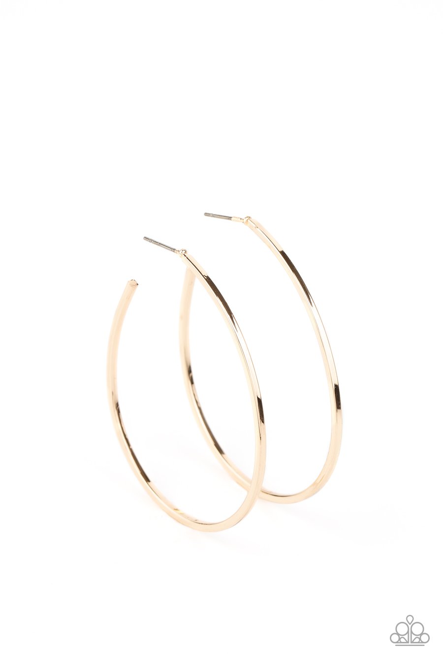 Cool Curves - Gold ♥ Earrings