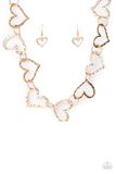 Vintagely Valentine - Gold - Necklace