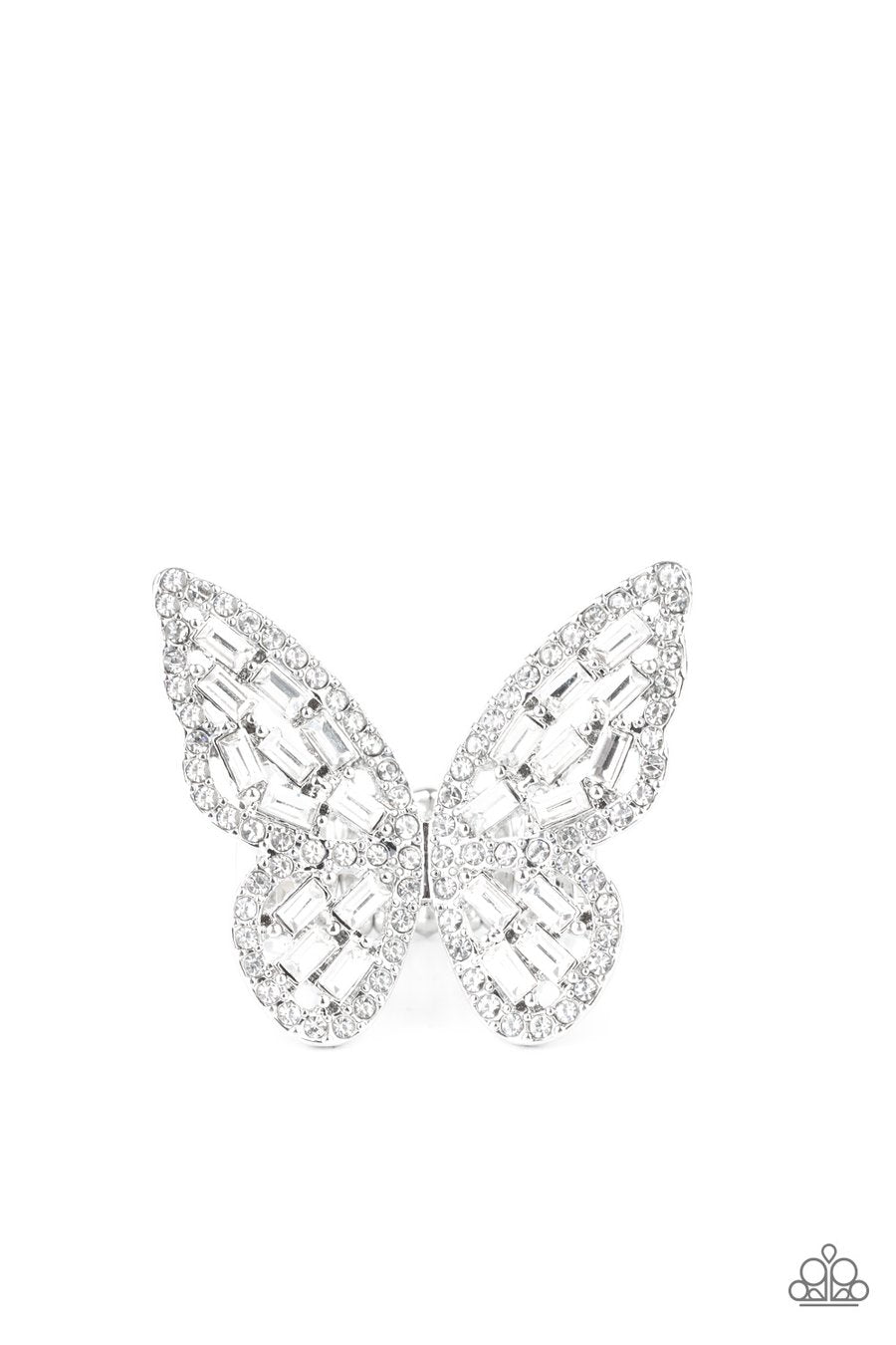 Flauntable Flutter - White Rings
