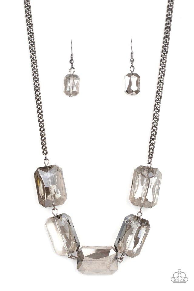 Heard It On The HEIR-Waves Black Paparazzi Necklace