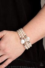 Exquisitely Elegant - White Pearl Bracelet