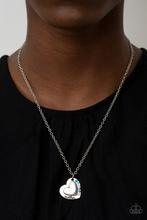 Load image into Gallery viewer, Paparazzi Necklace ~ Happily Heartwarming - Blue
