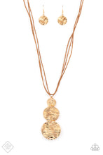 Load image into Gallery viewer, Circulating Shimmer - Gold Necklace 
