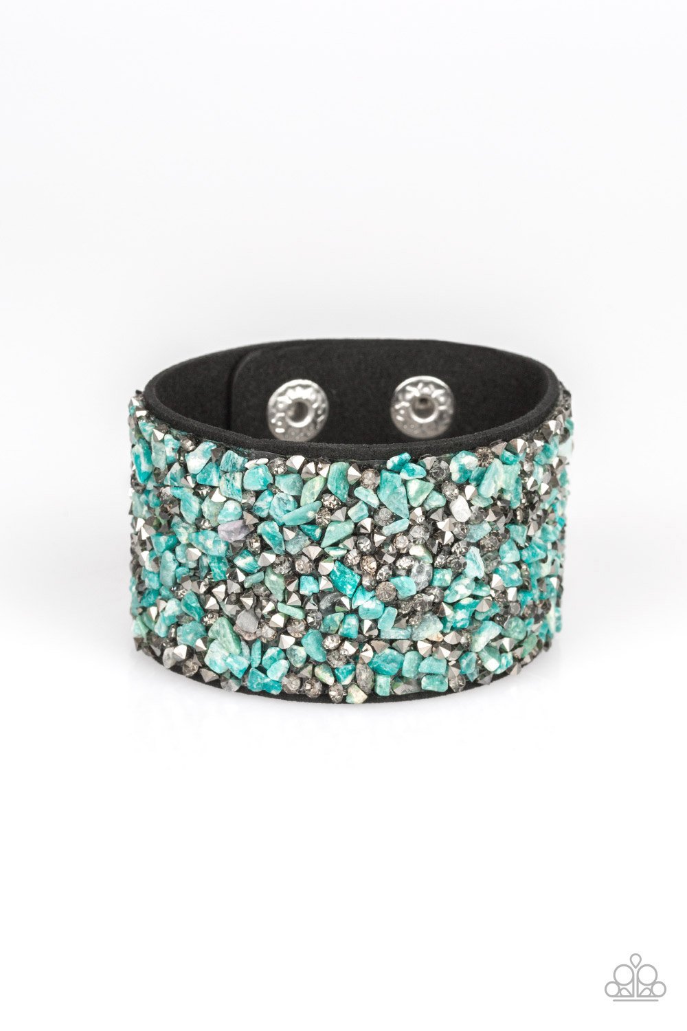 Crush Rush - Green - Wrap Snap Bracelet