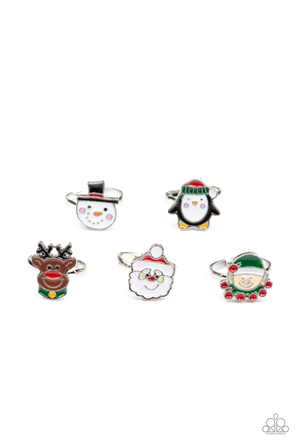 Christmas SS Ring Set of 5