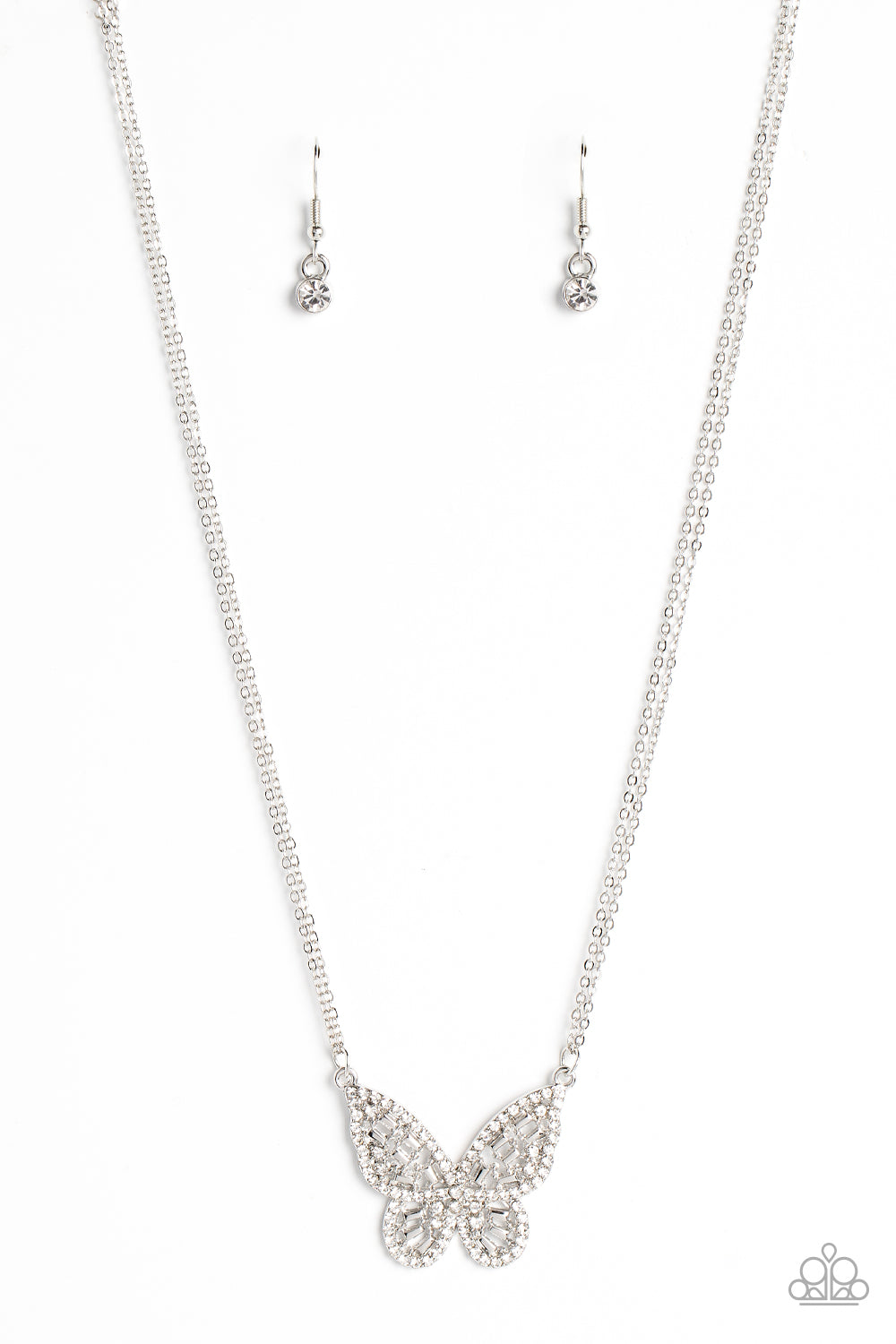 Baroque Butterfly - White