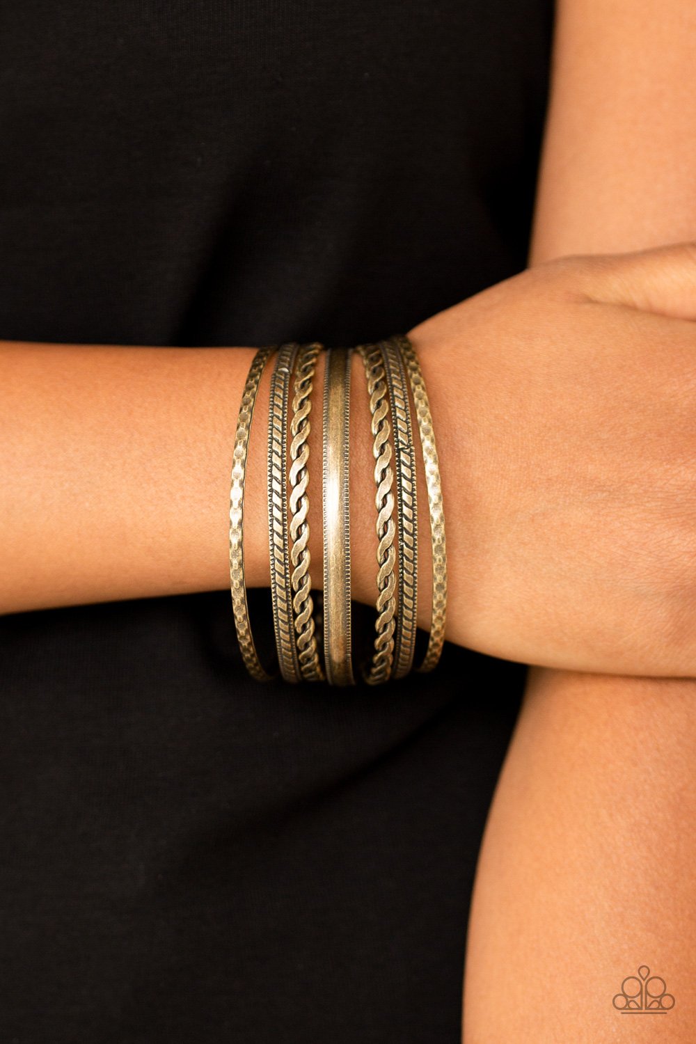Rattle and Roll - Brass Bangles - 