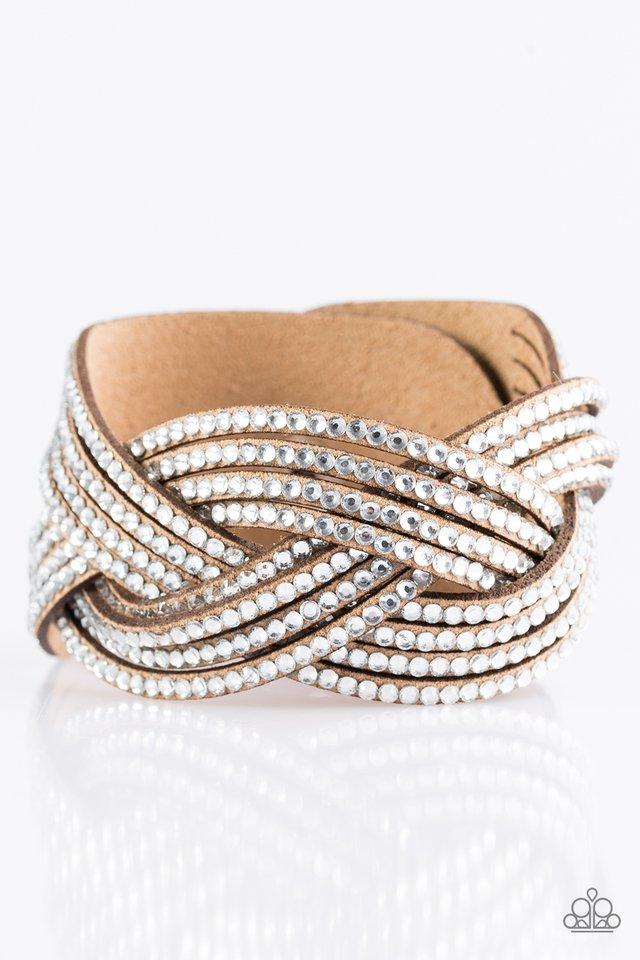 Big City Shimmer - Brown Bracelet - - Paparazzi Accessories