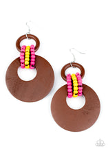 Load image into Gallery viewer, Beach Day Drama Multicolor Paparazzi Earrings
