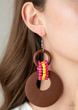 Beach Day Drama Multicolor Paparazzi Earrings