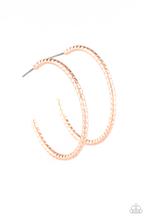 Hoop, Line and Sinker - Rose Gold Hoop Earrings