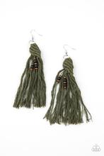 Beach Bash - green - Paparazzi earrings