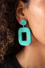 Load image into Gallery viewer, Beaded Bella - blue - Paparazzi earrings
