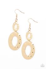 Bring on the Basics - gold - Paparazzi earrings