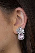 Load image into Gallery viewer, Celebrity Crowd - pink - Paparazzi CLIP ON earrings
